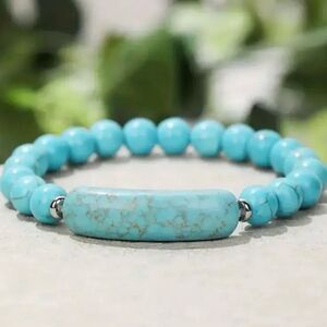 HEALING NATURAL TURQUOISE STONE BRACELET‎